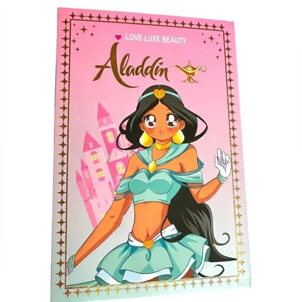 NWT PALETTE Jasmine The Princess Set Aladdin Love luxe Beauty 16 shad…